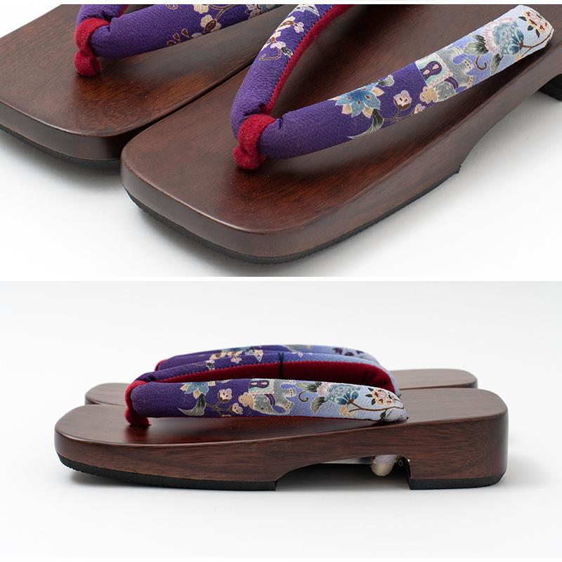 送料無料 岡重謹製 女物下駄 レディース げた 浴衣用 和装小物 - 画像 (2)