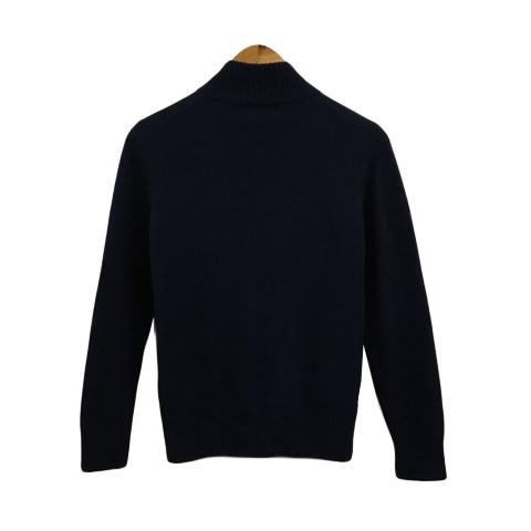 グリーンレーベルリラクシング ユナイテッドアローズ カーディガン ニット ハイネック ウール 無地 長袖 S 紺 ネイビー メンズ - 画像 (3)