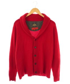ロッソ ROSSO アーバンリサーチ カーディガン ニット Vネック L 赤 レッド /AT ■OS ■GY48 メンズ