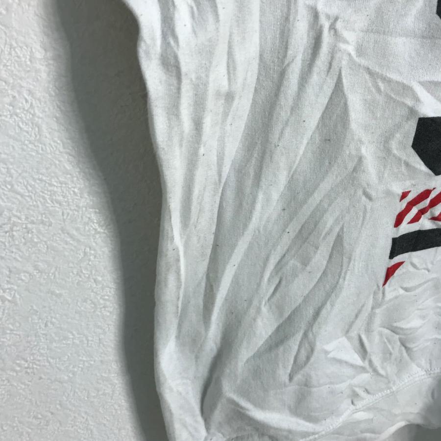 thefreshnes プリント スウェット トレーナー XL ホワイト 文字 ロゴ 古着卸 アメリカ仕入 a511-5735 - 画像 (4)