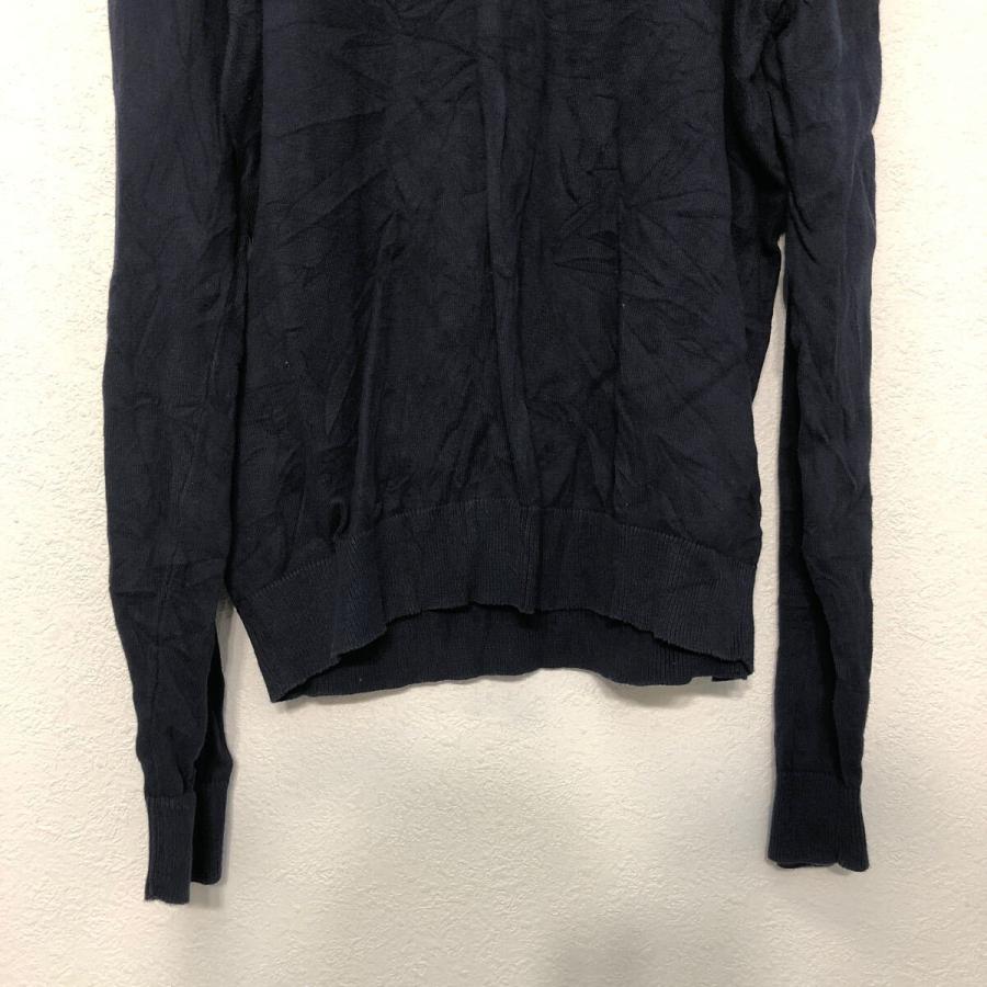 TOMMY HILFIGER コットン ニット セーター トミーヒルフィガー XXL ネイビー ビッグサイズVネック 古着卸 アメリカ仕入 a605-8251 - 画像 (2)