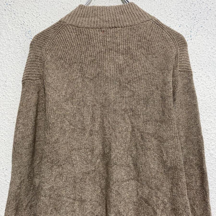 IZOD コットンニット セーター XL ベージュ ブラウン ビッグサイズ アイゾッド ハーフジップ古着卸 アメリカ仕入 a611-8056 - 画像 (6)