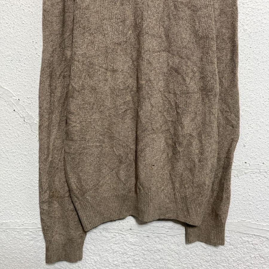 IZOD コットンニット セーター XL ベージュ ブラウン ビッグサイズ アイゾッド ハーフジップ古着卸 アメリカ仕入 a611-8056 - 画像 (7)
