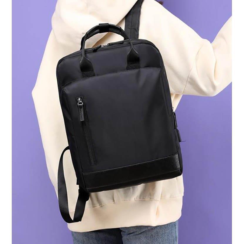 リュック 軽量 リュックサック 中学生 高校生 カバン 無地 バッグ A4 大人かわいい 多機能 大容量 撥水 通勤/通学/旅行 - 画像 (4)