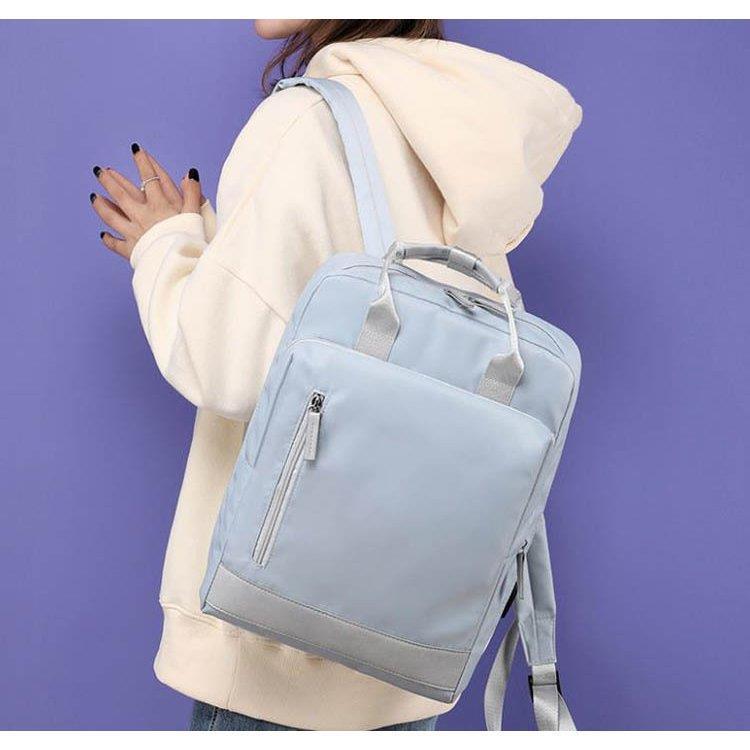 リュック 軽量 リュックサック 中学生 高校生 カバン 無地 バッグ A4 大人かわいい 多機能 大容量 撥水 通勤/通学/旅行 - 画像 (6)