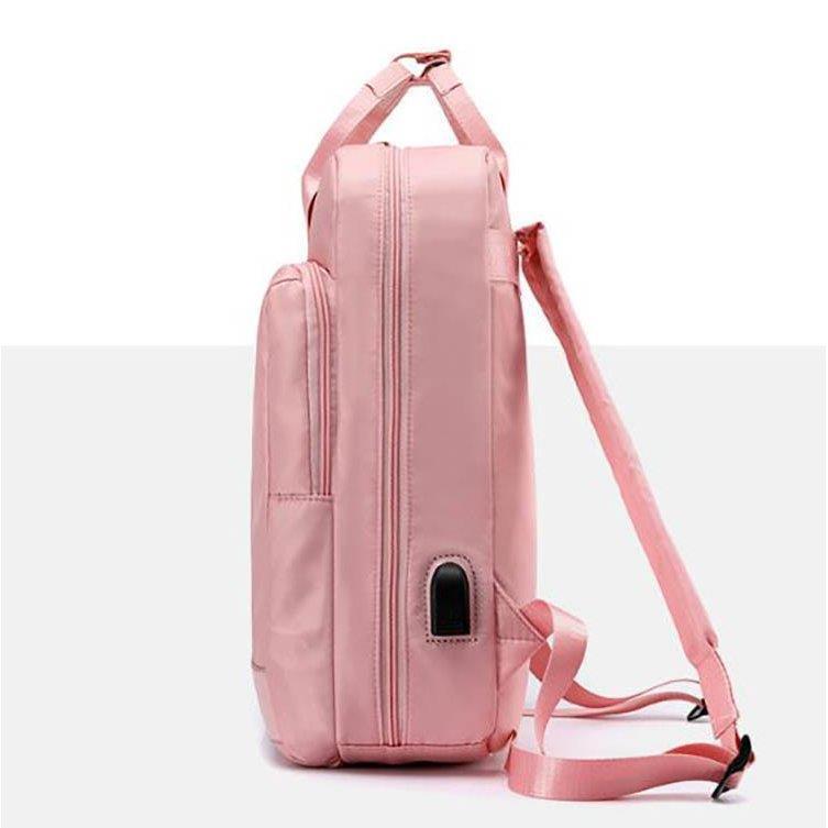 リュック 軽量 リュックサック 中学生 高校生 カバン 無地 バッグ A4 大人かわいい 多機能 大容量 撥水 通勤/通学/旅行 - 画像 (9)