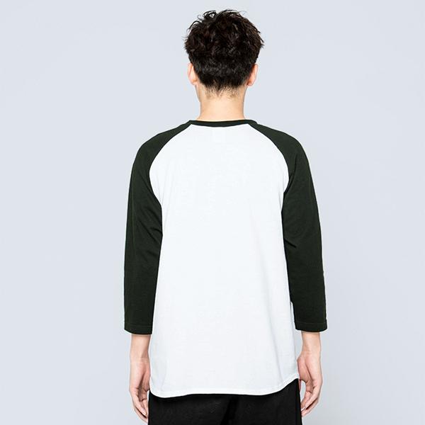 Printstar tシャツ 七分袖 ラグラン 綿100% 厚手 大きい 大きいサイズ メンズ レディース 部屋着 ルームウエア スポーツ イベント スタッフ 介護 作業 ユニフォーム - 画像 (8)