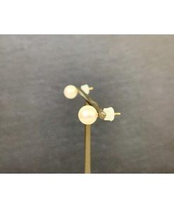 ふるさと納税 鳥羽市 あこや真珠ピアス(K18) 30-01