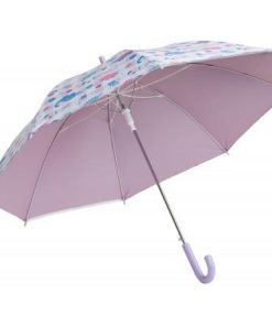 ふるさと納税 奈良市 子供用 晴雨兼用 ジャンプ傘 55cm UBSR3 ハッピー&スマイルレインボー 日傘 636073