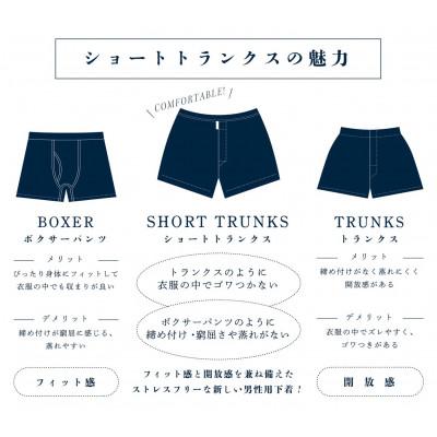 ふるさと納税 豊岡市 ZIVANE 3枚セット M ショートトランクス 091112 メンズ下着 締め付け感のない - 画像 (2)