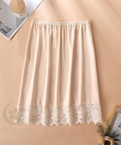 ペチスカート ペチコート レディース インナー ゴム 春 秋 ゆったり 夏 透け防止 丈50cm/70cm スカート ワンピース 透けない