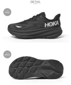 HOKA ONEONE ホカ ランニングシューズ メンズ 1141470F ブラック 黒 靴 シューズ スニーカー ローカット ゴアテックス GORE-TEX ブランド ロゴ カジュアル シンプル