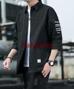 長袖シャツ カジュアルシャツ メンズ 開襟 ゆったりトップス ミリタリー 長袖 ボタンシャツ 着痩せ オシャレ かっこいい 通勤